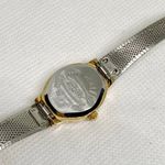 Vintage Avon women’s silver gold tone watch 18mm oval up to 7.5” quartz running Photo 5