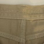American Eagle  Light Tan Distressed Highest Rise Mom Jean Shorts Size 0 Photo 1