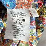 Horror Vacui Gertrude Ruffled Floral Print Cotton Dress Size Medium Photo 4