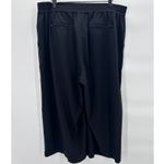 Athleta Women's Brooklyn Wide Leg Crop Pant Black Size 18 Athletic Lounge Photo 3