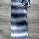 ZARA Trafaluc Gingham High-Neck Short Sleeve Dress Photo 4