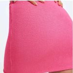 Good American Always Fits Mini Skirt Swim Cover Crinkle Bright Pink 00/0 XXS/XS Photo 1