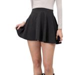 Forever 21 Women's Skirt Wide Band Waist Flare Dark Gray Size XS Photo 0