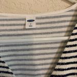 Old Navy  Navy Blue & White Striped Sleeveless Blouse - Small‎ Photo 4