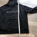 Reebok Super Soft Cropped Gravity Hoodie With Zipper Pocket Womens Size Medium Photo 3