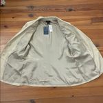 Brooks Brothers 346 Tan Linen Blazer Jacket Womens Size 14 NEW Business Preppy Photo 3