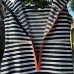 Esley Vintage Elsey Navy Blue White striped Sleeveless Dress Women’s Size Large Photo 10