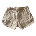 Kittenish -WOMENS TAN PAPER BAG SHORTS -SIZE SMALL Slightly distressed, excellent condition  Measurements: Waist: side to side 14 inches  Rise: 9 inches  Photo 3