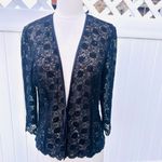 Alex Evenings  Black Lace Petite Jacket Photo 2