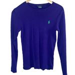 Ralph Lauren Sport Purple Preppy Long Sleeve logo Shirt medium Photo 0