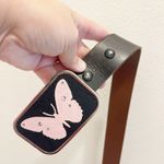 Vintage Belt Womens 31 Butterfly buckle Pink Cowgirl y2k 90s Western Rodeo Photo 4