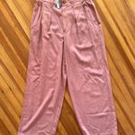 Madewell NWT Neale Straight-Leg Drapeweave Pant in Dried Rose Size 8 Photo 2