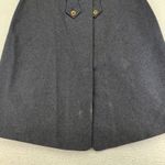 Vtg Standard Apparel Wool Nurse Cape Red Lined Double Button HHSN Gray Photo 9