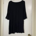 Lilly Pulitzer  black knit bell sleeve shirt dress size large Photo 4