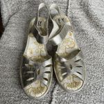 Fly London  Yazi Wedge Gold Sandals Shoes Womens Size 10-10.5 US 41 EU NEW Photo 3
