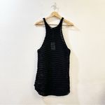 Mikoh  Ulupua Knit Racerback Tank Mini Dress Black Size Small NWT Photo 3