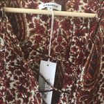 Glamorous NWT lace Up floral paisley dress Photo 5