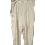 Chelsea and Violet New  Women's Ivory Denim Overalls - Size Medium Photo 3