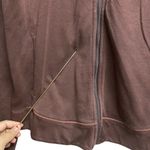 Patagonia Brown Womens Large FullZip Hoodie Sweater Jacket Pocket Organic Cotton Photo 3