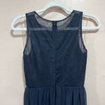 Crystal Doll Crystal Dolls Beaded Navy Formal Dress Photo 5