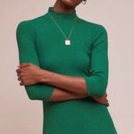 Anthropologie  Heart Of Building 18 Ribbed Knit Dress Green Size Small Photo 2