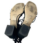 Raye  Sybil Lace-Up Sandal in Black Suede Size 8.5‎ Photo 5