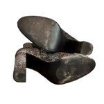 Steve Madden Effect Metallic Silver Rainbow Block Heel Ankle Boots Booties 9 Photo 5