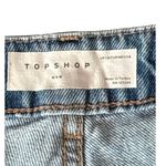 Topshop  Mom Denim Distressed Rigid‎ Jean Shorts Blue Size 8 Photo 6