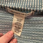 Caution to the Wind  Blue and White gingham  side tie Dress Photo 2