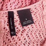 Coral Pink Ombré Open Knit Crochet Top Size Small Photo 7