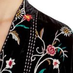Johnny Was Uriah heavily embroidered velvet jacket NWT Photo 8