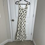 J.Crew white tiered seashell cotton beach maxi dress size 10 vacation summer Photo 3