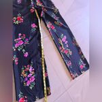 Vince Camuto BLACK TOP FLORAL PRINT WIDE LEG PANTS ELEGANT WOMENS JUMPSUIT 0 Photo 7