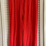 New Direction Coral Pink Flowy Pants Photo 0