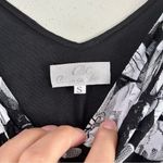 🦋BC Black Cat Fashion Black White Lace Floral Cowl Neck Maxi Dress Small Wedding Photo 1