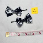 Handmade Bow Hairpin Set 11 Black Photo 0