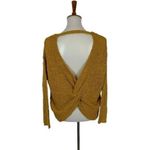 Dreamers ‎ Sweater Medium Mustard Knit Cozy Fall Winter Cottagecore Photo 4