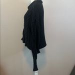 Free People  Chunky Knit Oversized Sweater Black Size Medium Photo 3