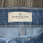 RETROPOLITAN Jean Shorts Womens Distressed Ripped Cut Off Blue Photo 3