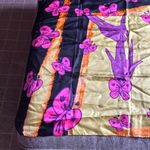 Vintage Andy Warhol Butterfly Print Scarf Photo 2