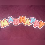 Madhappy  Crush Universal Hoodie Maroon Candy Block Letters XS Photo 1