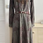 Desigual  Dress Womens Medium Boho Military Embroidered Woodland Fairy Earthy Photo 1