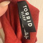 Torrid Red Dream Fleece Plush Notch Front Sleeveless Lounge Sleep Tank - size 1 Photo 3