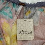 Free People  Wisteria Maxi Dress Light Combo Floral Open Back Pink Size XS New Photo 9