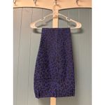 3.1 Phillip Lim  Women's Blue Black Leopard Print High Waisted Cropped Pants Sz 4 Photo 4