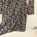 J.Crew Mercantile Versailles Floral Tulip Hem Fit and Flare Dress Black Size 6 Photo 6