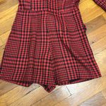 ZARA red Houndstooth romper Photo 5