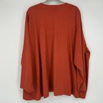 Liz & Jane Orange Cardigan Blouse Lagenlook Art Minimalist Cotton Size 3X Photo 6