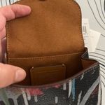 Coach Silver Black Mint Serf Morgan Card Case On A Chain Photo 2