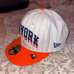 9Fifty NBA NY Knicks Snapback Flat Brim Hat Multiple Photo 0